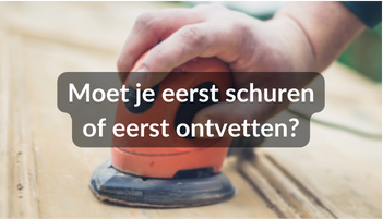 Schuren of ontvetten