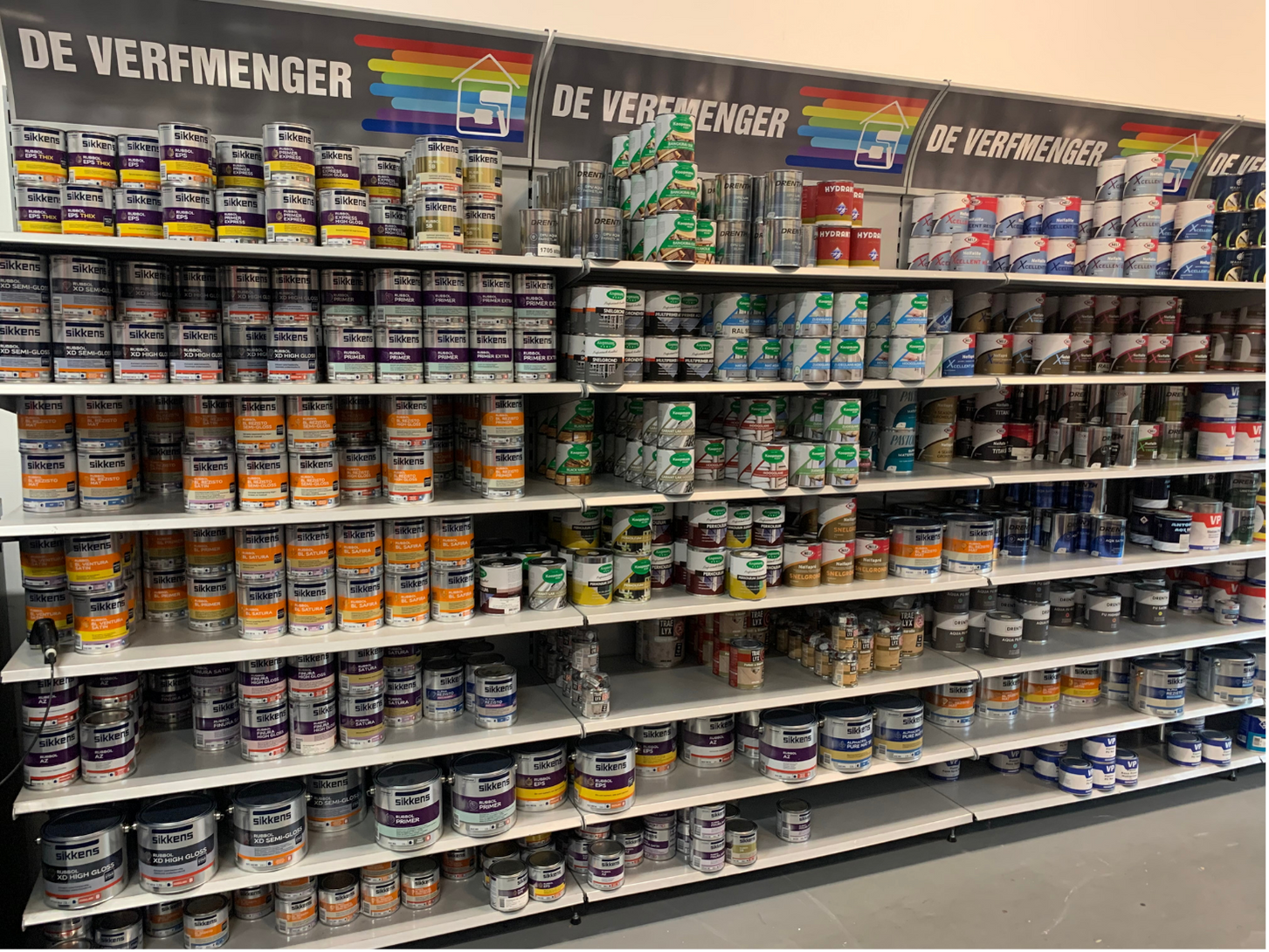 Schilders magazijn