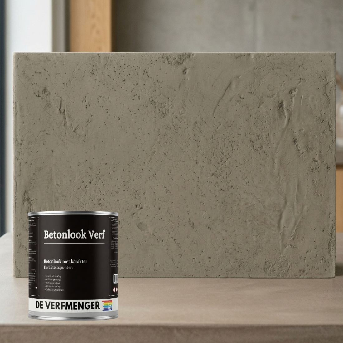 Betonlook Verf Sand No. 04 - Kleurstaal
