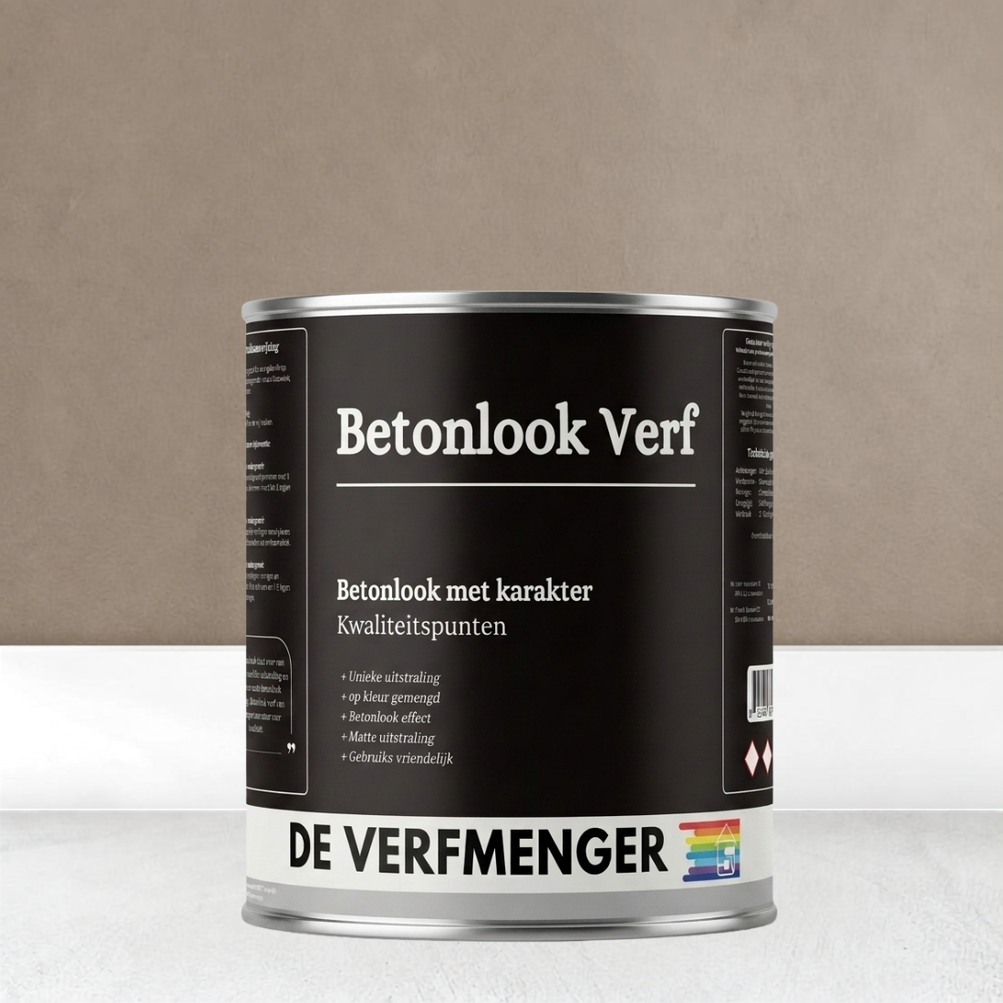 Betonlook Verf Puur Taupé No. 101 - 12 m2 + Primer