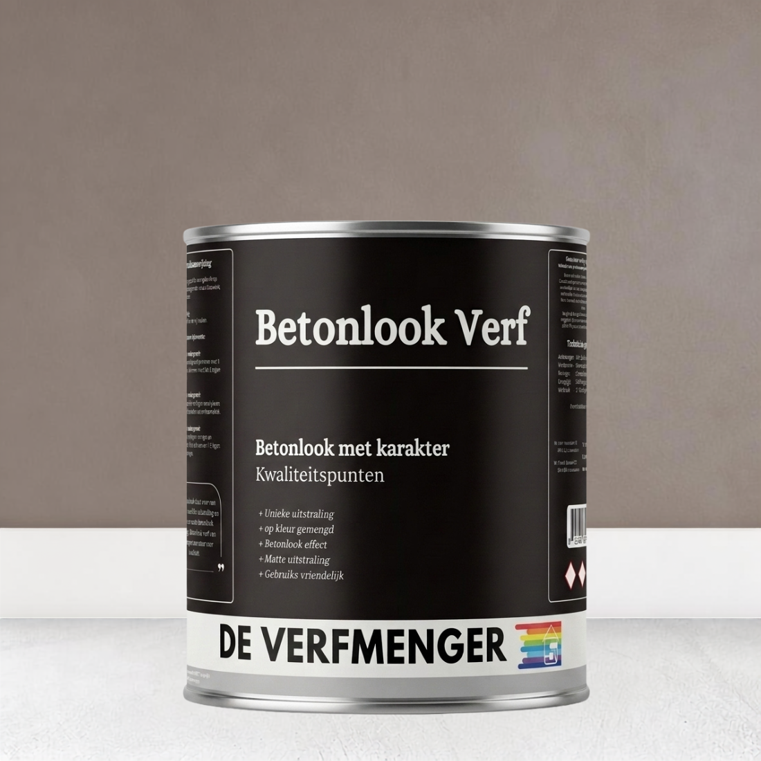 Betonlook Verf Warm Taupé No. 103 - 12 m²