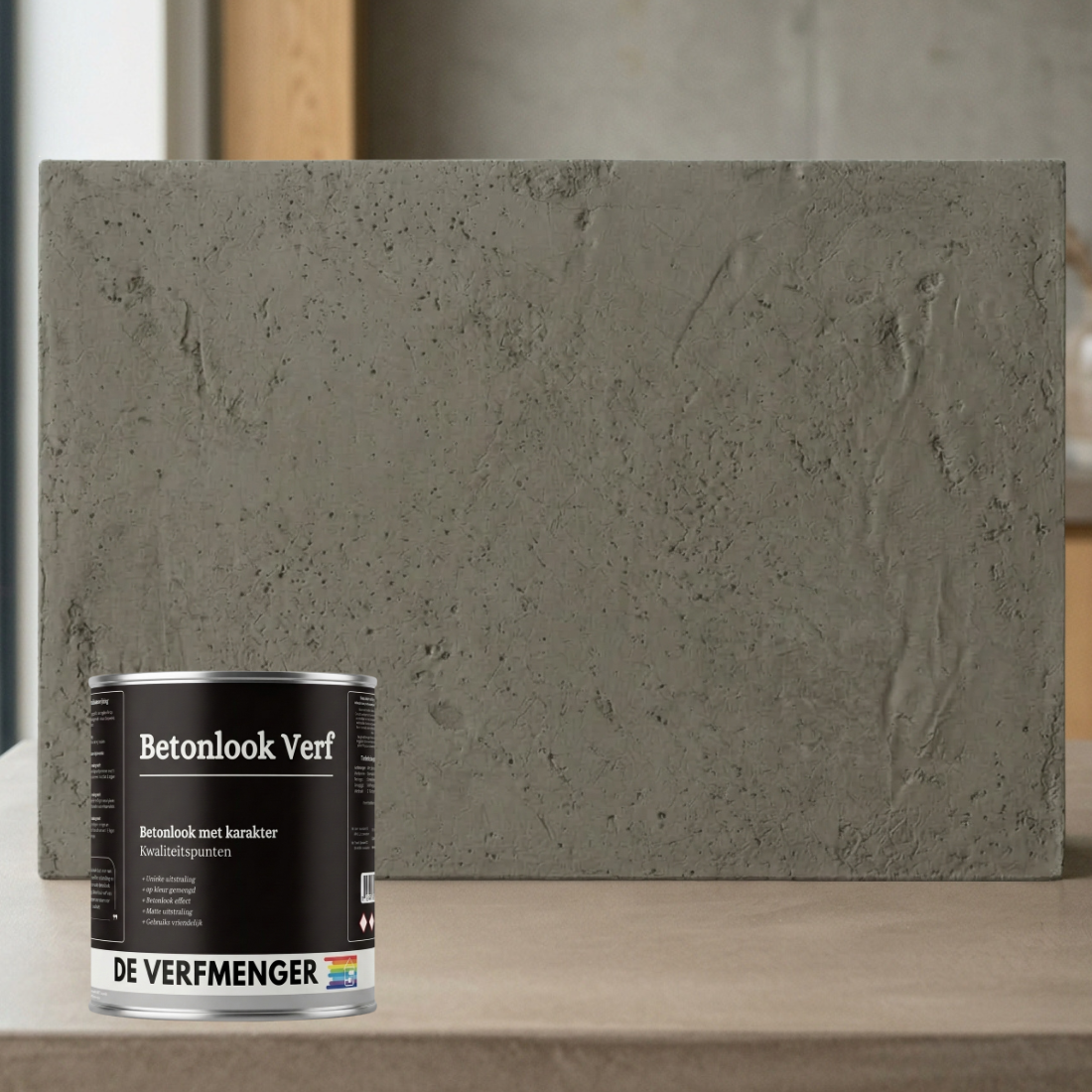 Betonlook Verf Pebble No. 110 - Kleurstaal