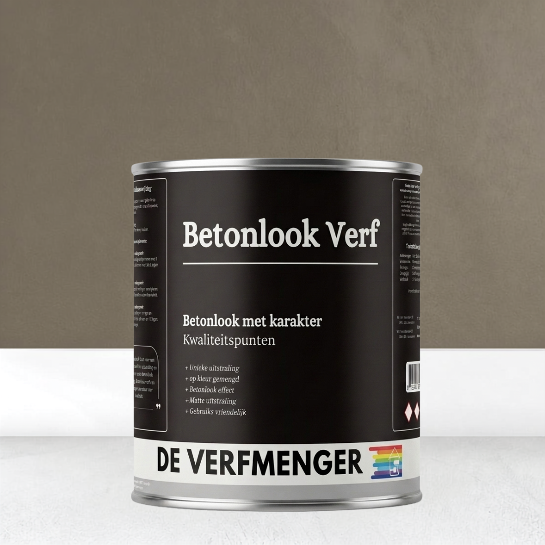 Betonlook Verf Greige No. 215 - 12 m² + Primer