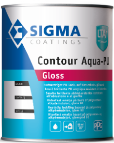 Sigma Contour Aqua Gloss Mengkleur