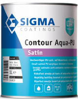 Sigma Contour Aqua Satin