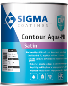 Sigma Contour Aqua Satin