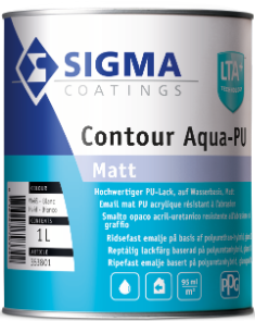 Sigma Contour Aqua Matt Mengkleur