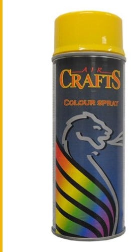Crafts Spray RAL 1021 Rape Yellow | Koolzaadgeel | Hoogglans 