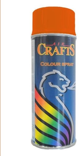 Crafts Spray RAL 2004 Pure Orange | Zuiver Oranje | Hoogglans