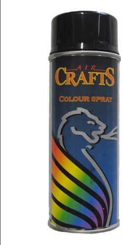 Crafts Spray RAL 9005 Deep Black | Gitzwart | Hoogglans