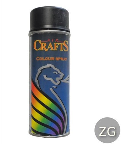 Crafts Spray RAL 9005 Deep Black | Gitzwart | Zijdeglans 