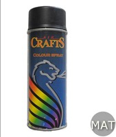 Crafts Spray RAL 9005 Deep Black | Gitzwart | Mat 
