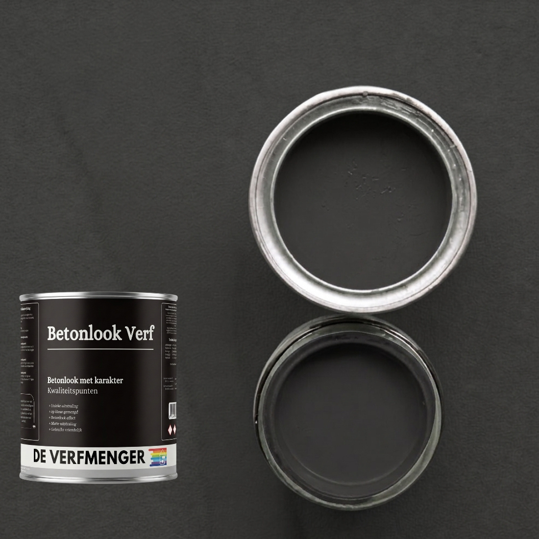 Betonlook Verf Charcoal No. 315 - 100ml tester