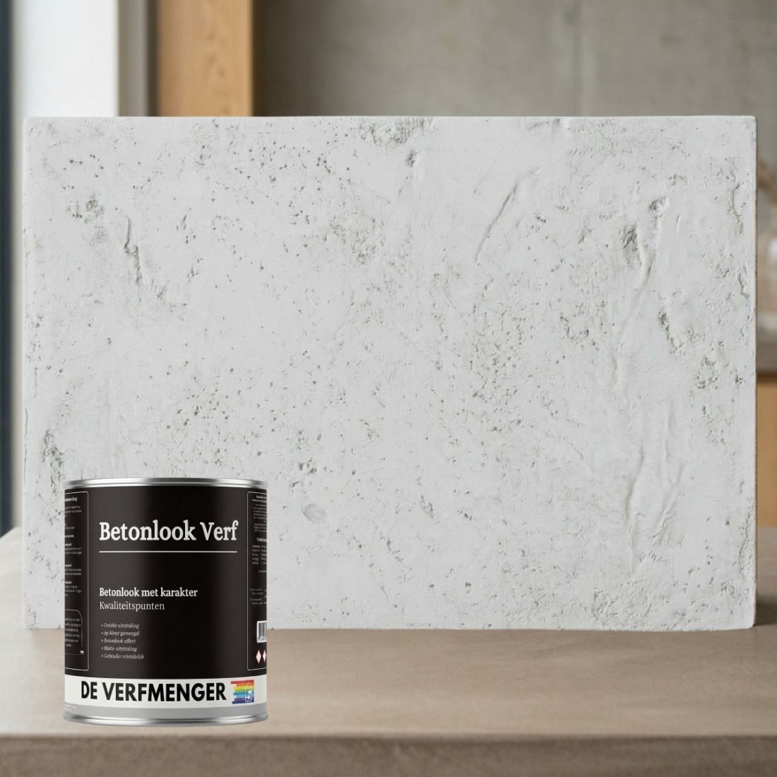 Betonlook Verf Off-White No. 405 - Kleurstaal