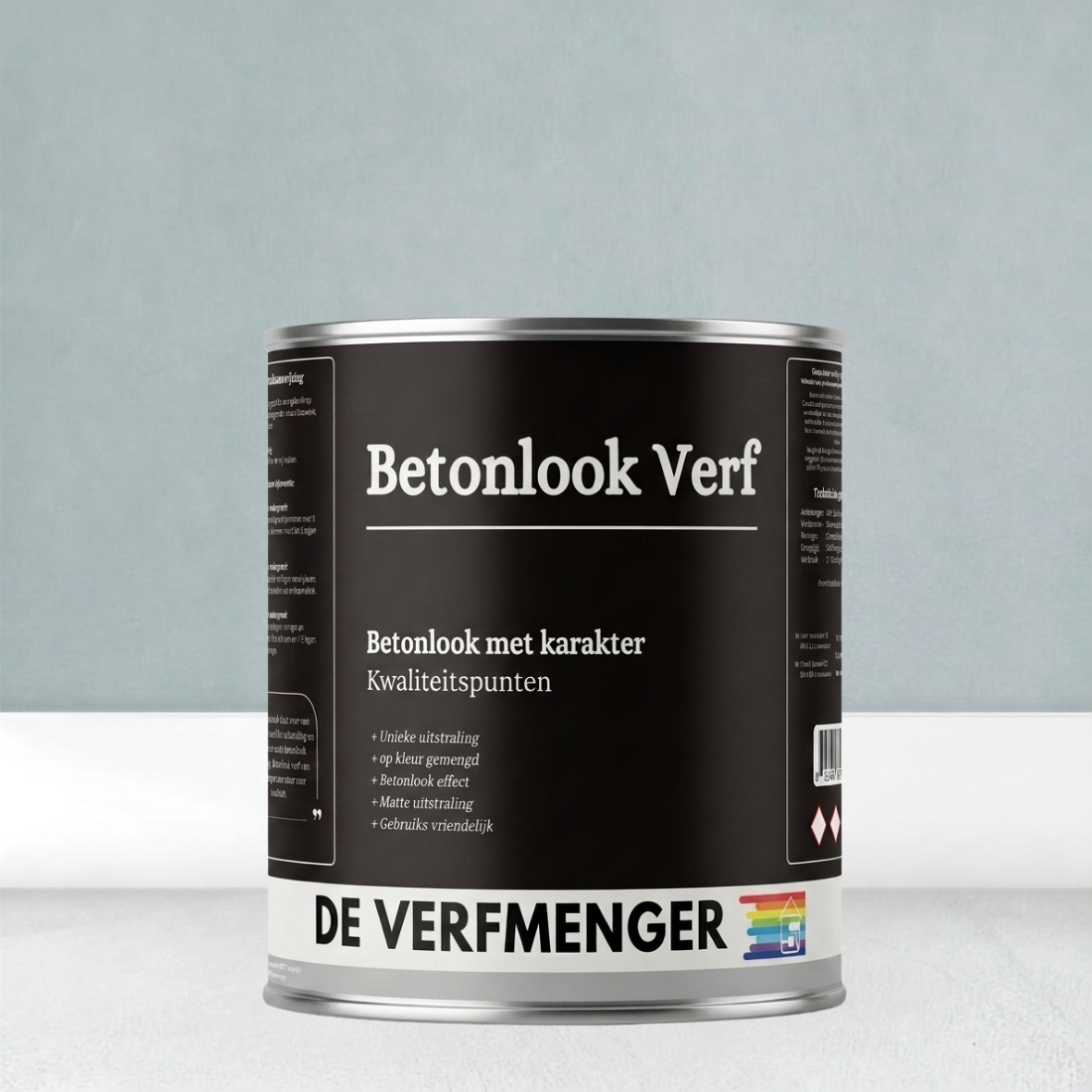 Betonlook Verf Blauw No. 500 - 12 m²