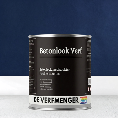 Betonlook Verf Nacht Blauw No. 505