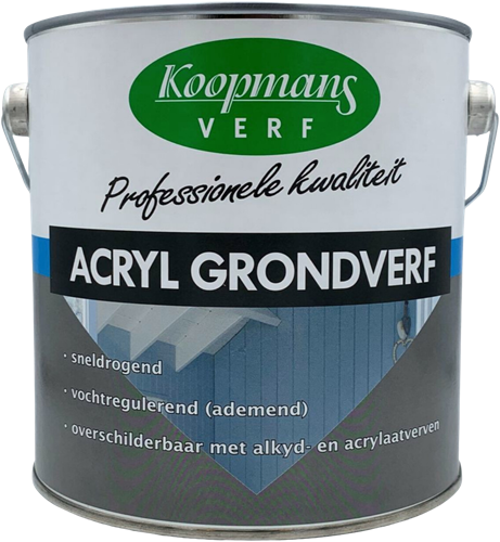 Koopmans Grondverf Aqua 2,5 liter