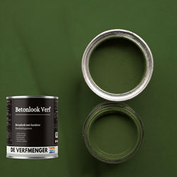 Betonlook Verf Puur Groen No. 605 - 100ml tester