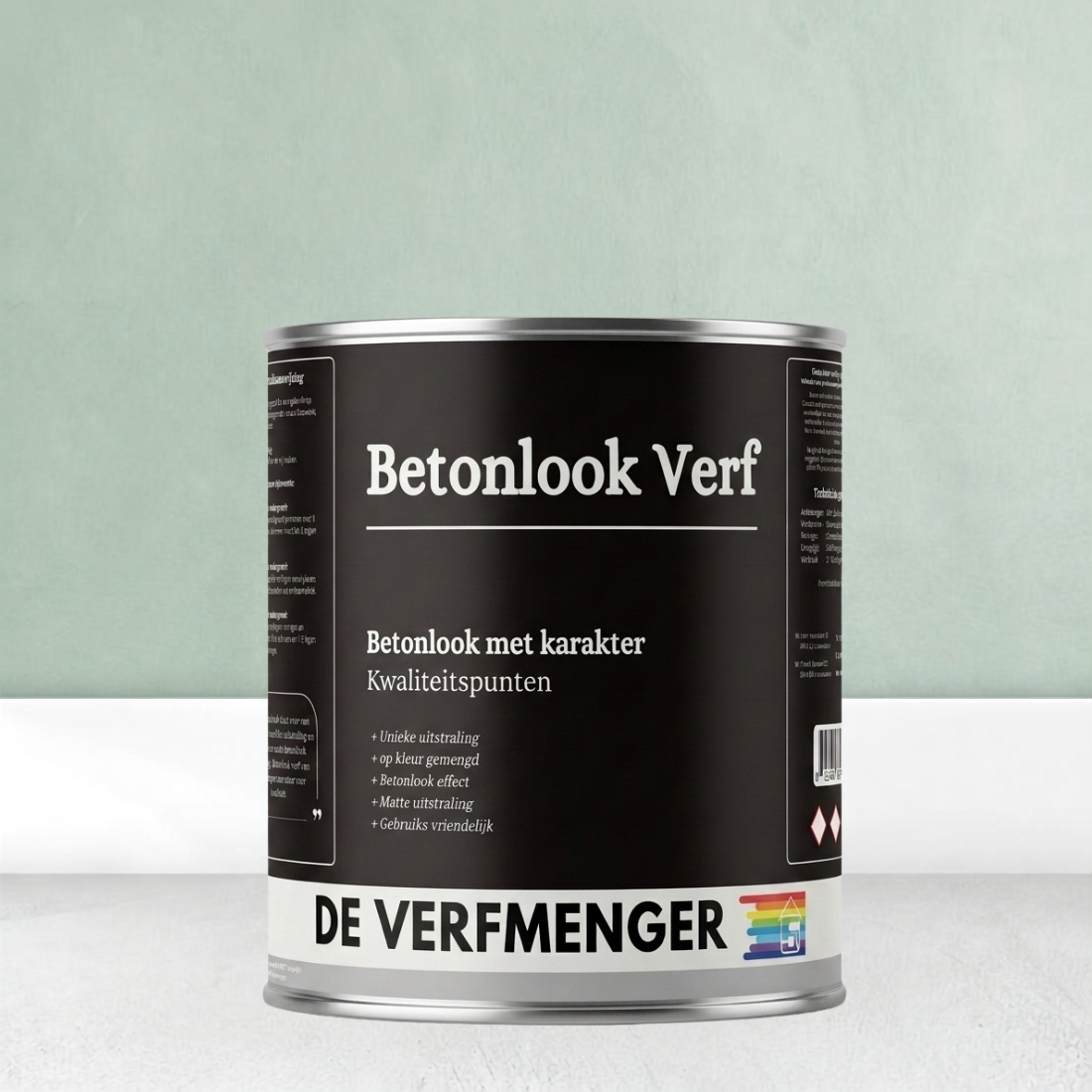 Betonlook Verf Appel Groen No. 610 - 12 m²