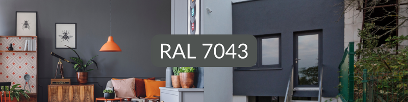 RAL 7043 - Verkeersgrijs