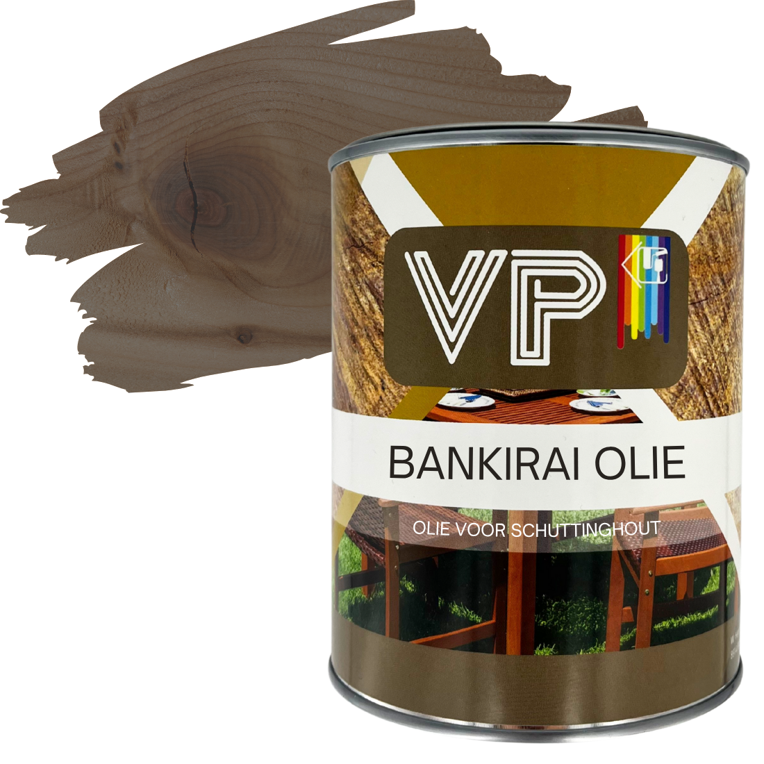 VP Platina Bankirai olie antraciet
