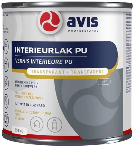 Avis Interieurlak PU Mat  Blank 250 ml