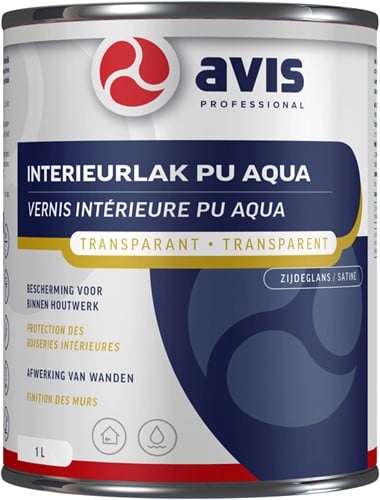 Avis Interieurlak PU Aqua Zijdeglans 