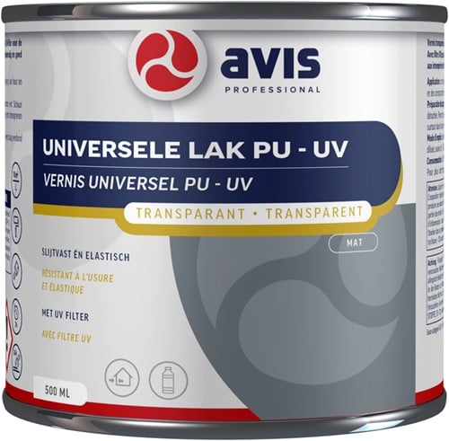 Avis Universele lak PU-UV Mat 