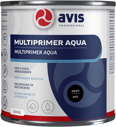 Avis Multiprimer Aqua Zwart 250 ml
