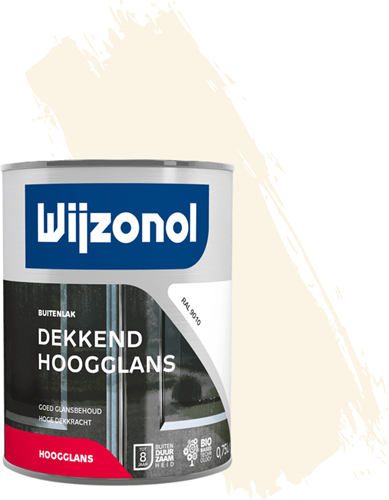 Wijzonol Dekkend Hoogglans RAL 9001