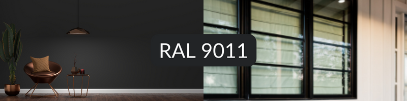 RAL 9011 - Grafietzwart
