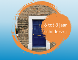 High-gloss paint for exterior doors with 8–12 years no repainting