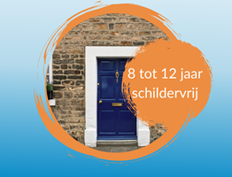 High-gloss paint for exterior doors with 8–12 years no repainting