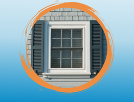 Exterior window frame