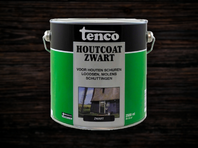 Tenco houtcoat zwart