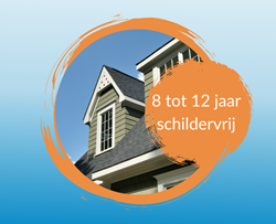 Silk-gloss paint for dormer windows with 8–12 years no repainting