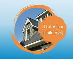 Silk-gloss paint for dormer windows with 3–6 years no repainting