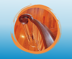 Painting a handrail