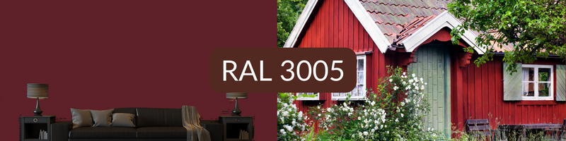 RAL 3005 Wijnrood