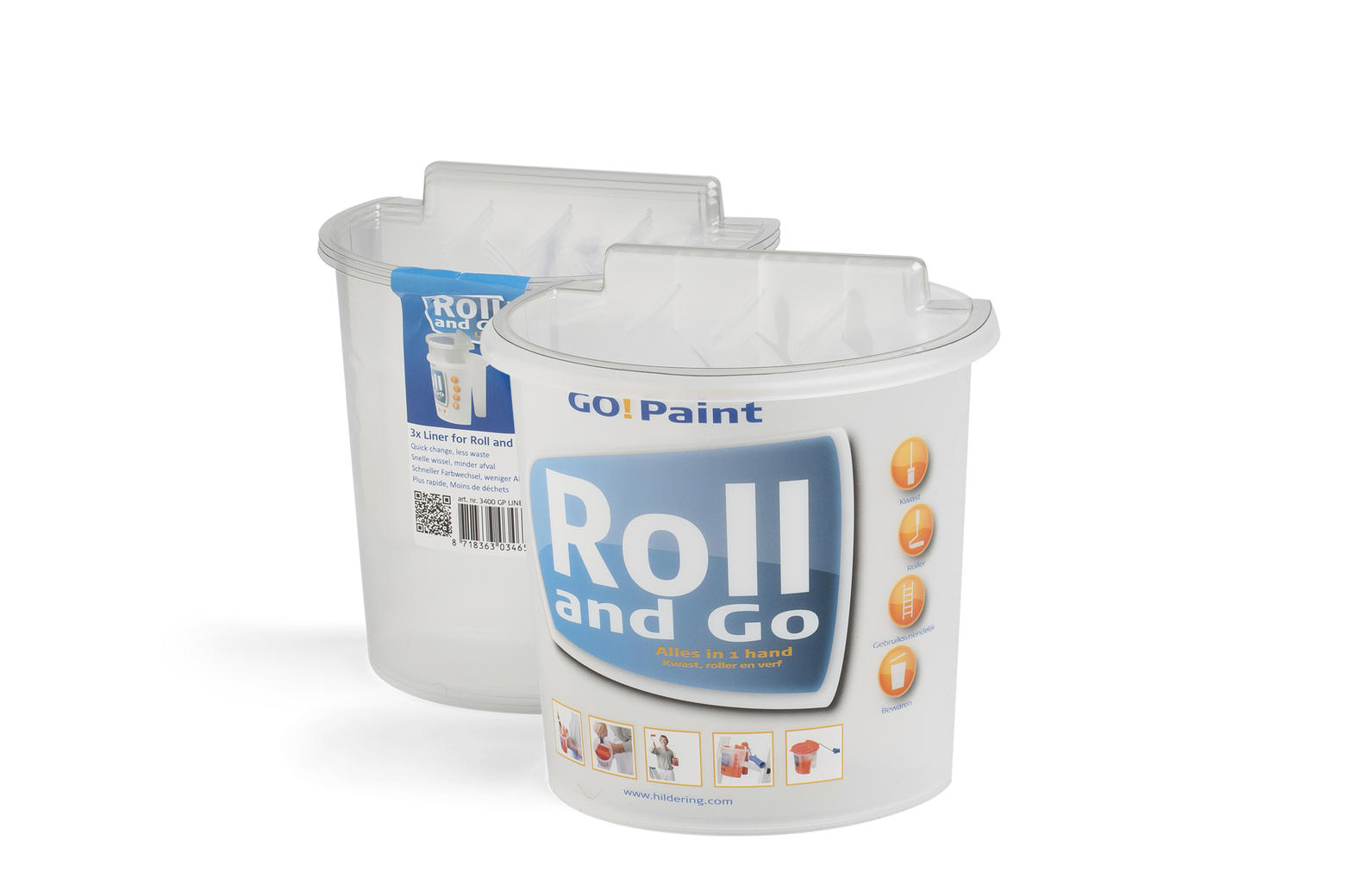 Go!Paint Roll and GO Inliner Top Merken Winkel