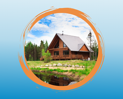 Garden house and log cabin paint