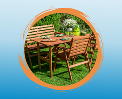 Tuinmeibels Hardhout
