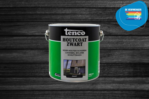 Tenco houtcoat zwart