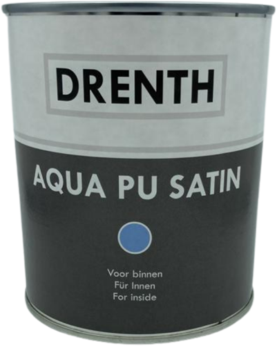Drenth Aqua PU Satin Wit