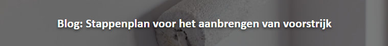 Voorpag - Blog - voorstrijk