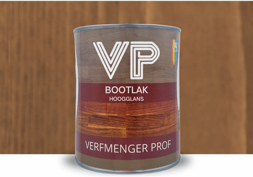 VP Platina Bootlak - Hoogglans - 1 liter - Donker Eiken