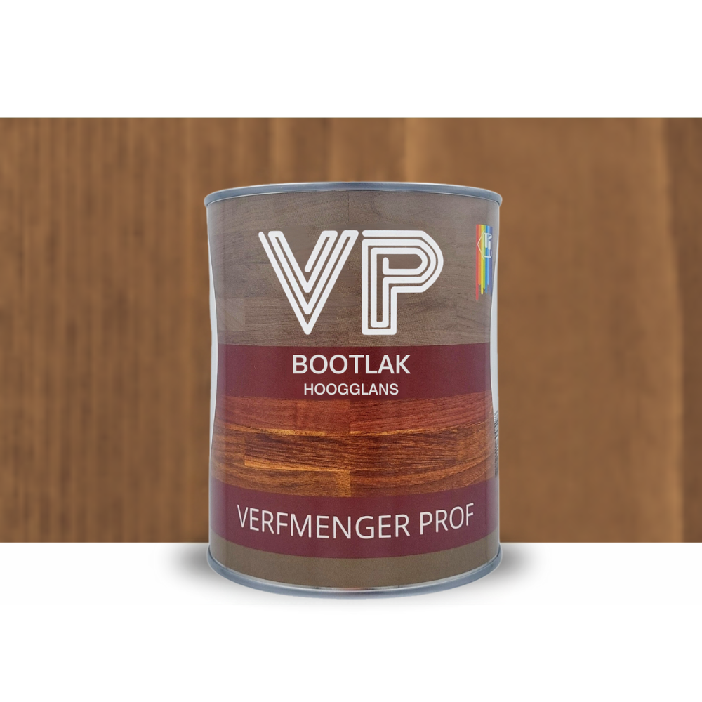 VP Platina Bootlak - Hoogglans - 1 liter - Donker Eiken