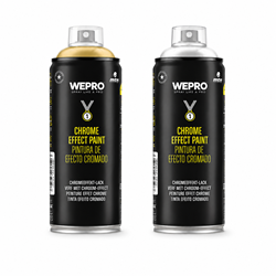 Motip Air Crafts Spray Deco Or & Argent Effet Chrome