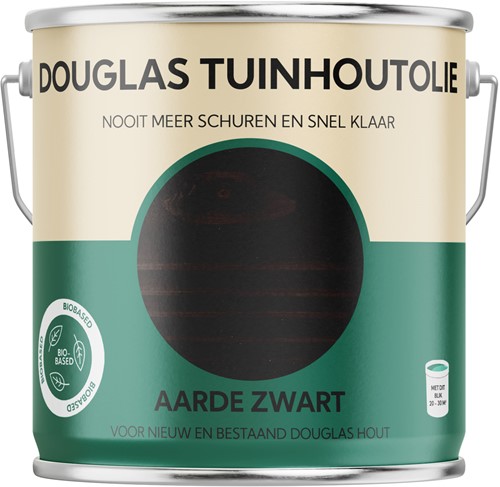 Douglas Tuinhoutolie 2.5 liter Aarde zwart