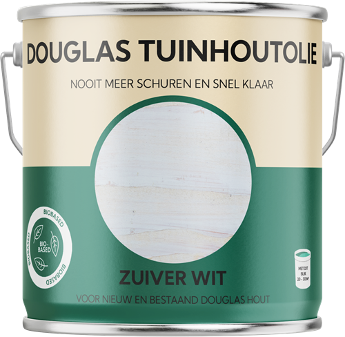 Douglas Tuinhoutolie 2.5 liter Zuiver wit